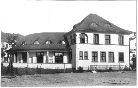 Fotografie: Krankenhaus der Israelitischen Gemeinde / Infektionsgebäude, 1914.