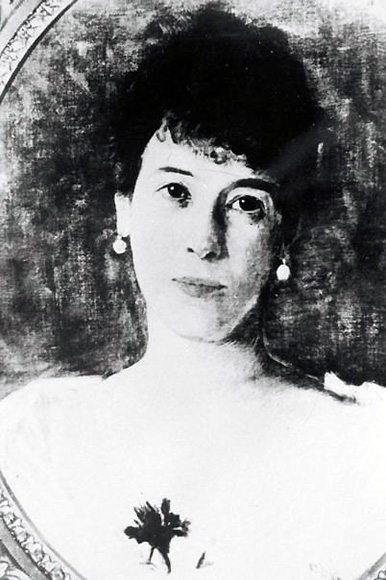 Painting: Minka von Goldschmidt-Rothschild/ photograph of a painting (undated, about 1900).