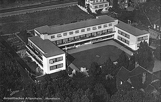 Fotografie: Israelitisches Altersheim Collinistraße, Mannheim.